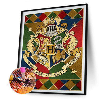 Magical Badge - Full Round Drill Diamond Painting 40*50CM