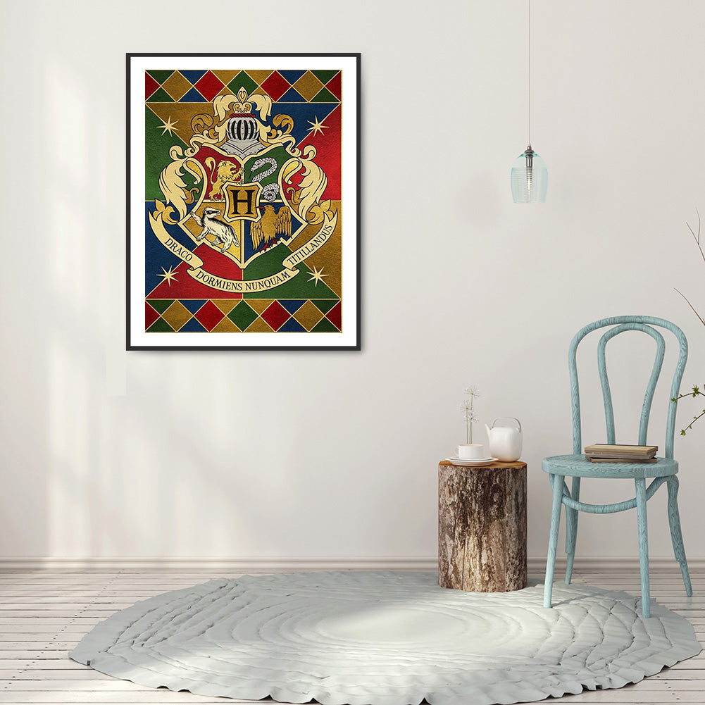 Magical Badge - Full Round Drill Diamond Painting 40*50CM