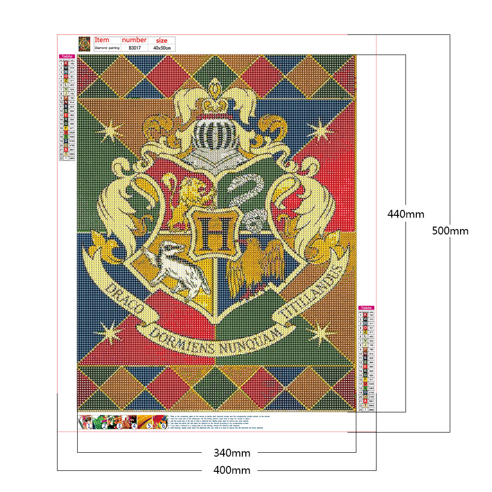 Magical Badge - Full Round Drill Diamond Painting 40*50CM