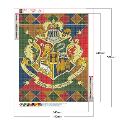 Magical Badge - Full Round Drill Diamond Painting 40*50CM