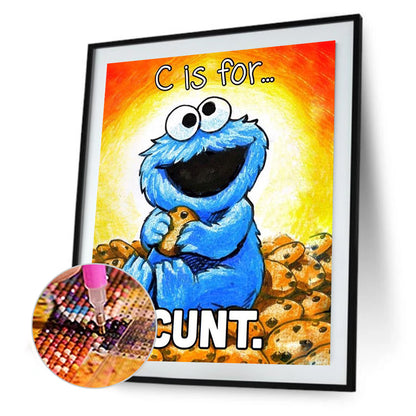 Cookie Monster - Full Round Drill Diamond Painting 30*40CM