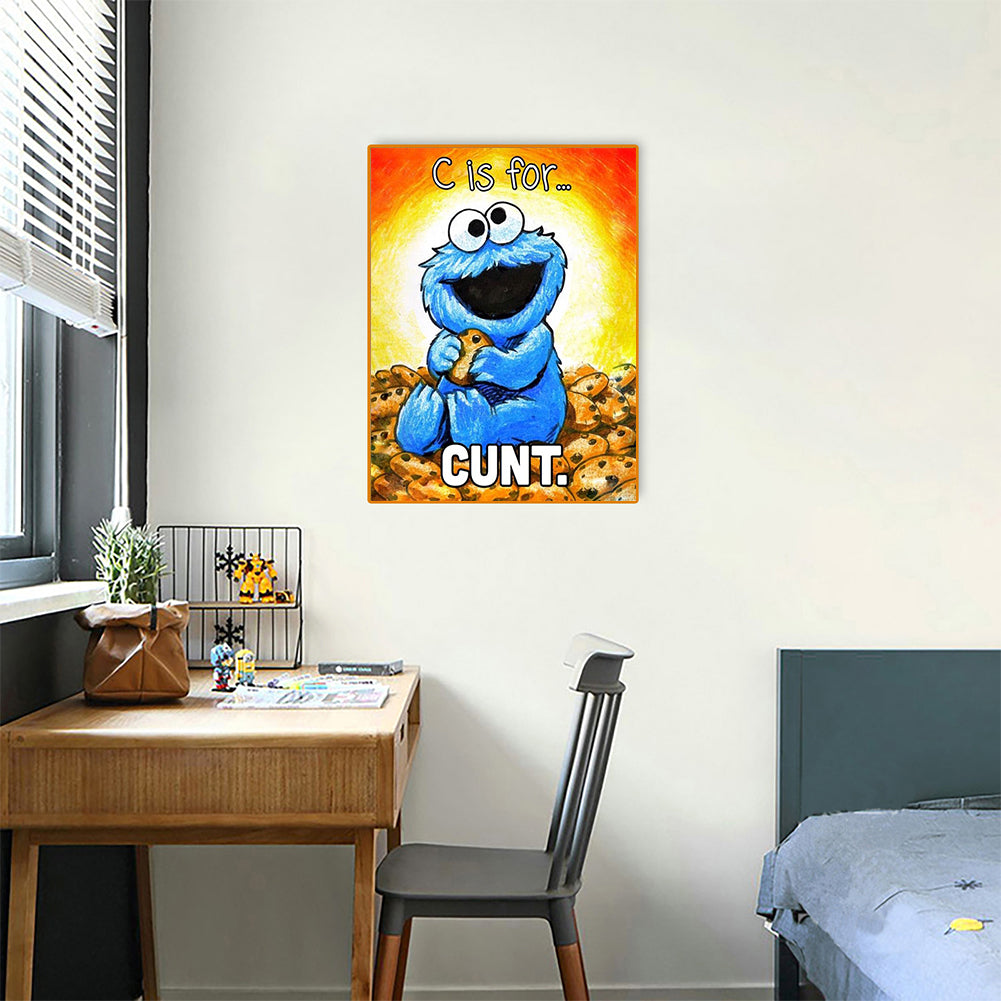 Cookie Monster - Full Round Drill Diamond Painting 30*40CM