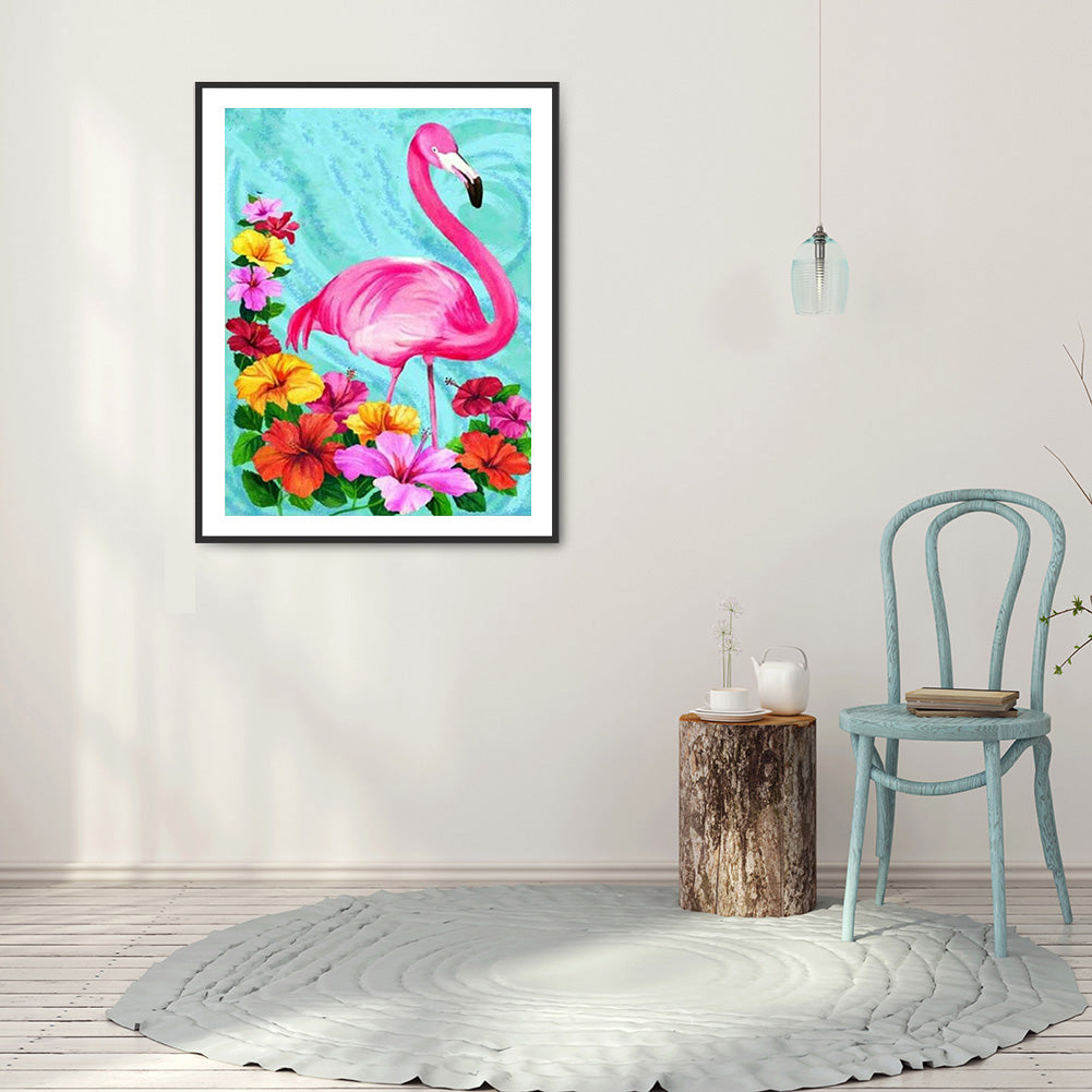 Flamingo - Full Round Drill Diamond Painting 50*60CM