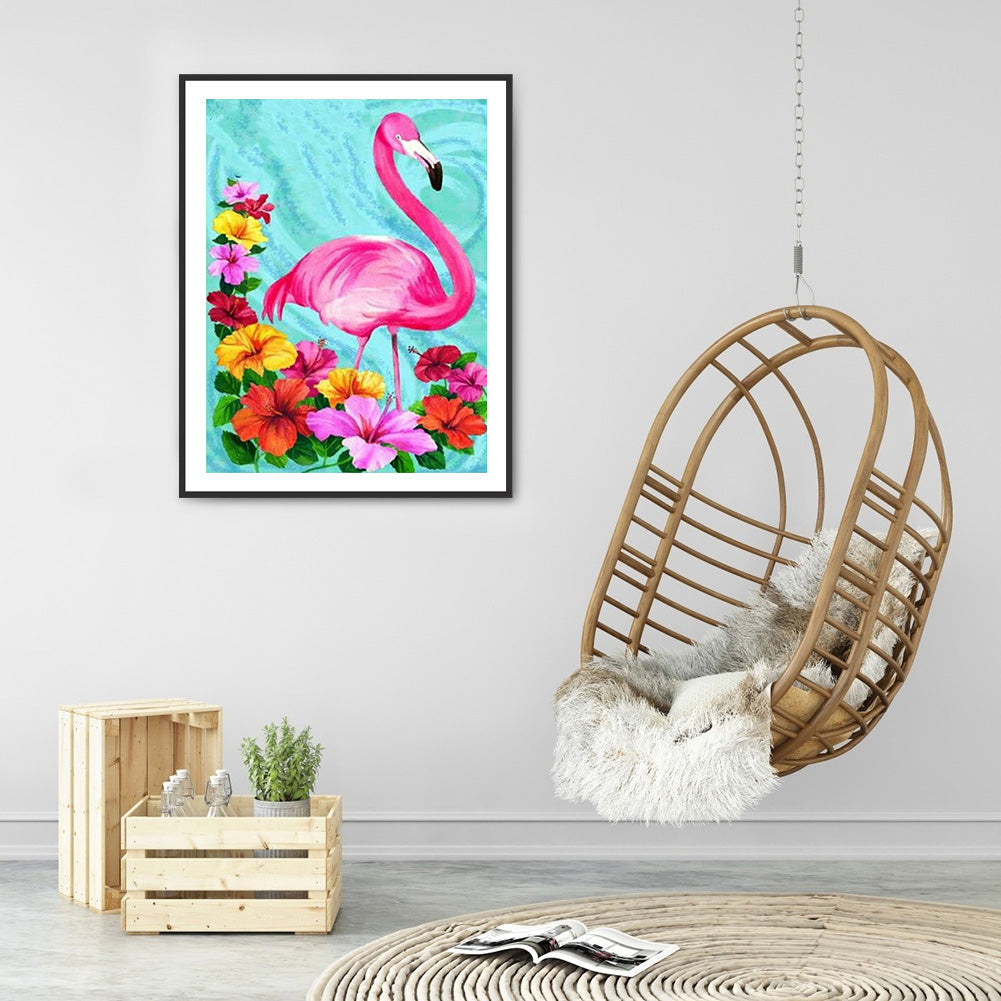 Flamingo - Full Round Drill Diamond Painting 50*60CM