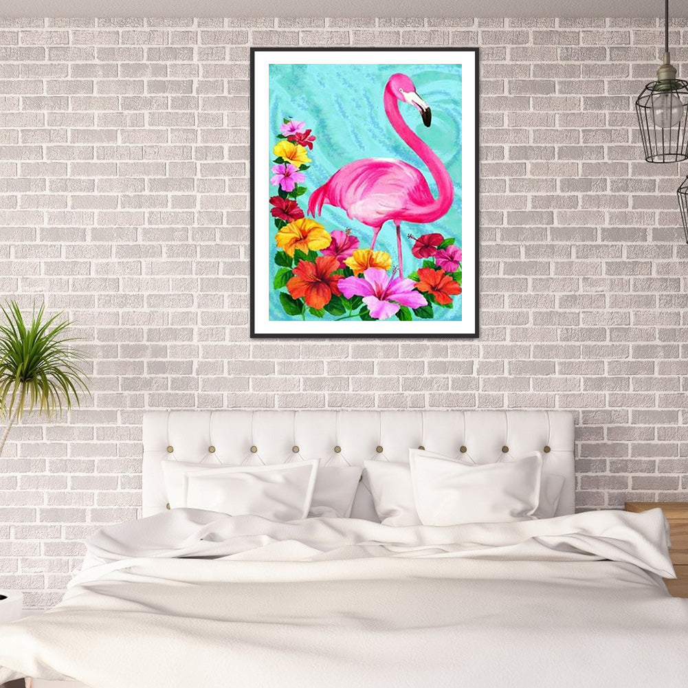 Flamingo - Full Round Drill Diamond Painting 50*60CM