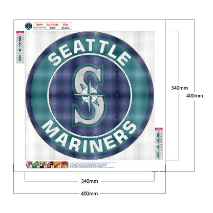 Sailors Crest - Full Round Drill Diamond Painting 40*40CM