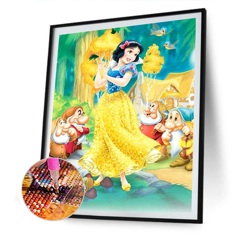 Snow White - Full Round Drill Diamond Painting 30*40CM
