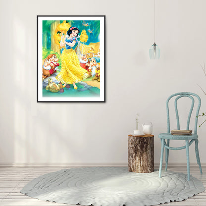 Snow White - Full Round Drill Diamond Painting 30*40CM