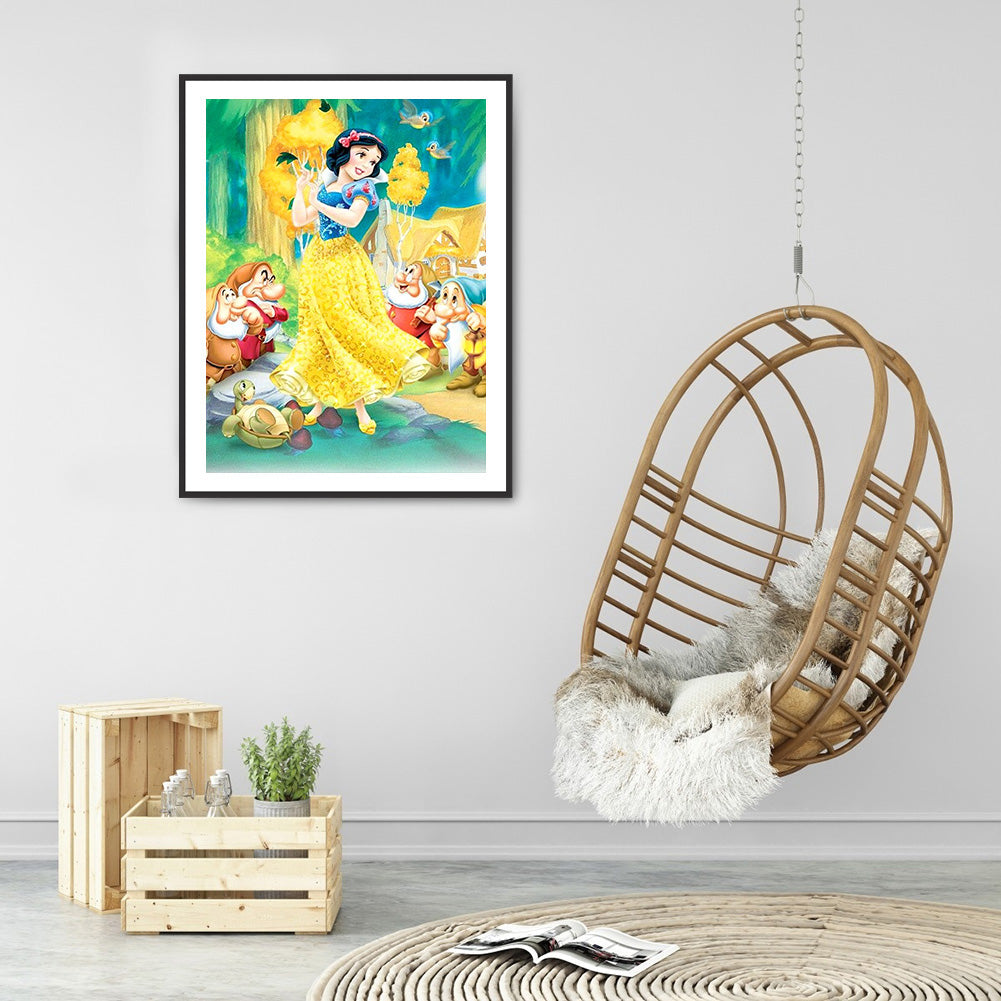 Snow White - Full Round Drill Diamond Painting 30*40CM