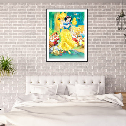Snow White - Full Round Drill Diamond Painting 30*40CM