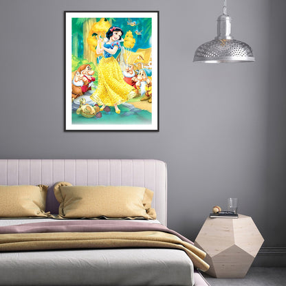 Snow White - Full Round Drill Diamond Painting 30*40CM