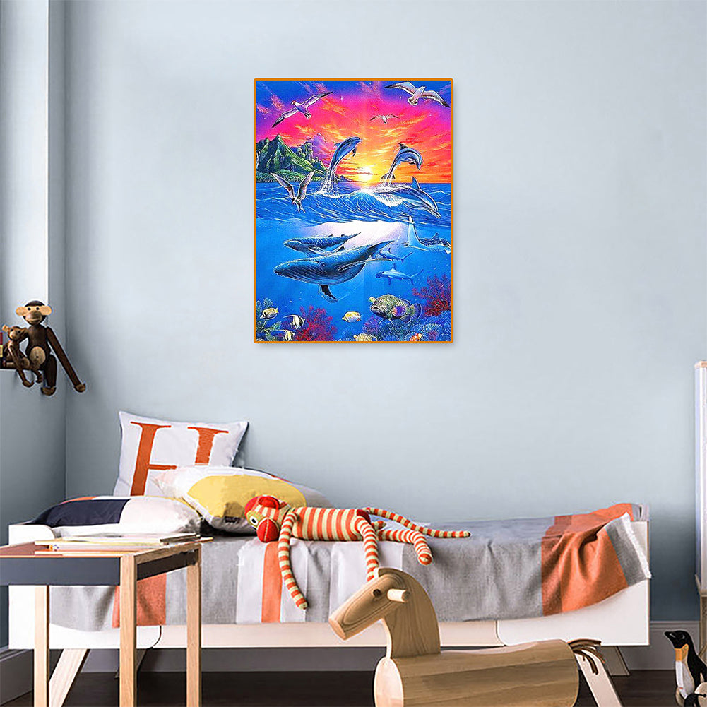 Underwater World - Full Square Drill Diamond Painting 30*40CM