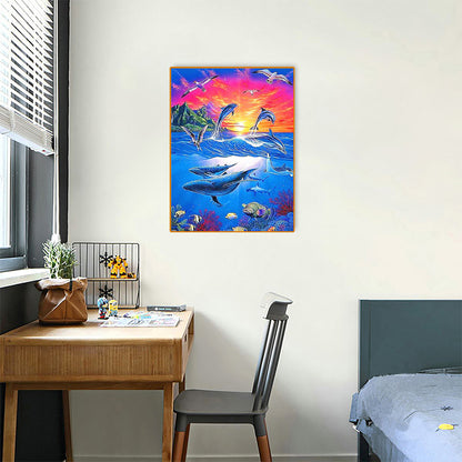 Underwater World - Full Square Drill Diamond Painting 30*40CM