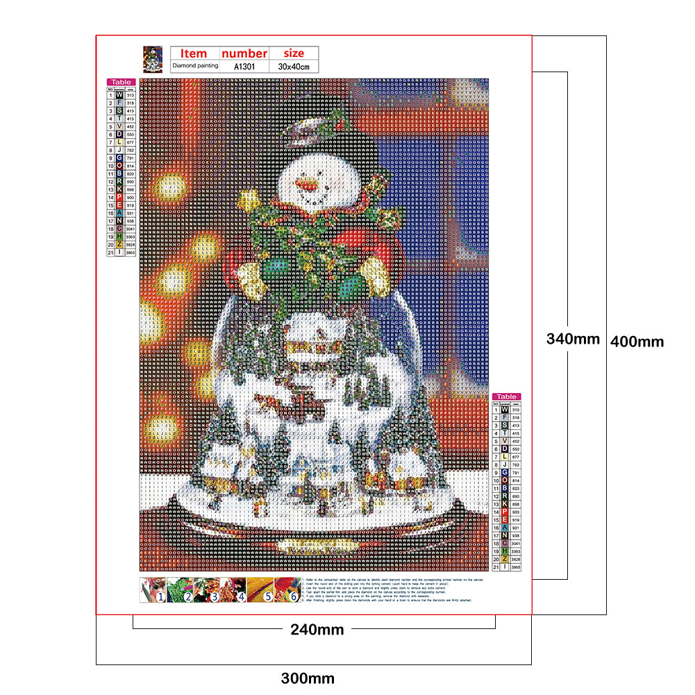 Crystal Ball - Full Round Drill Diamond Painting 30*40CM