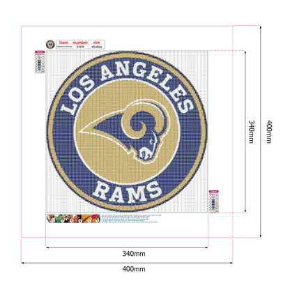 Badge - Full Round Drill Diamond Painting 40*40CM