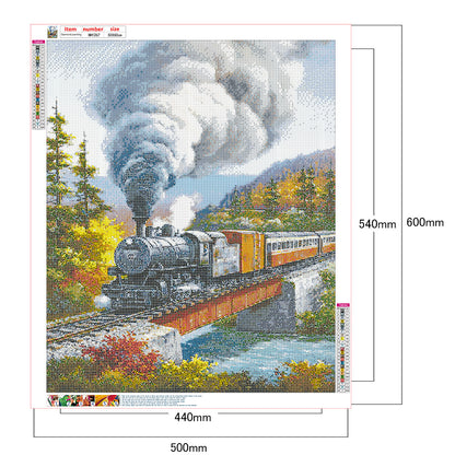 Train - Full Round Drill Diamond Painting 50*60CM