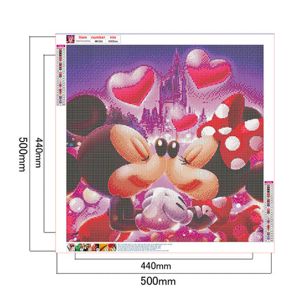 Love Mouse - Full Round Drill Diamond Painting 50*50CM