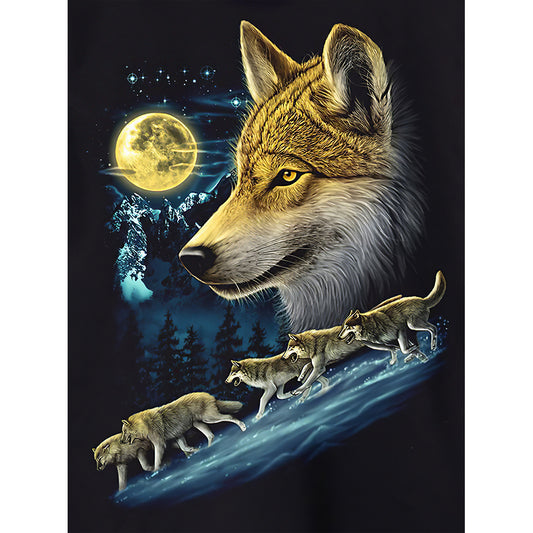 Wolf - Full Round Drill Diamond Painting 30*40CM