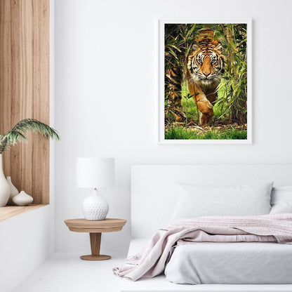 Tiger - Full Round Drill Diamond Painting 50*60CM