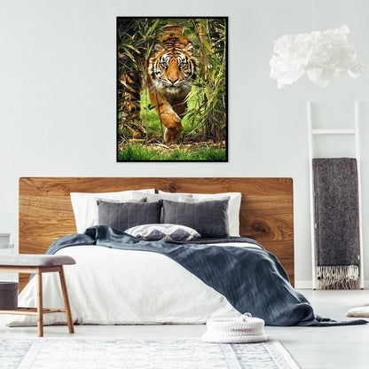 Tiger - Full Round Drill Diamond Painting 50*60CM