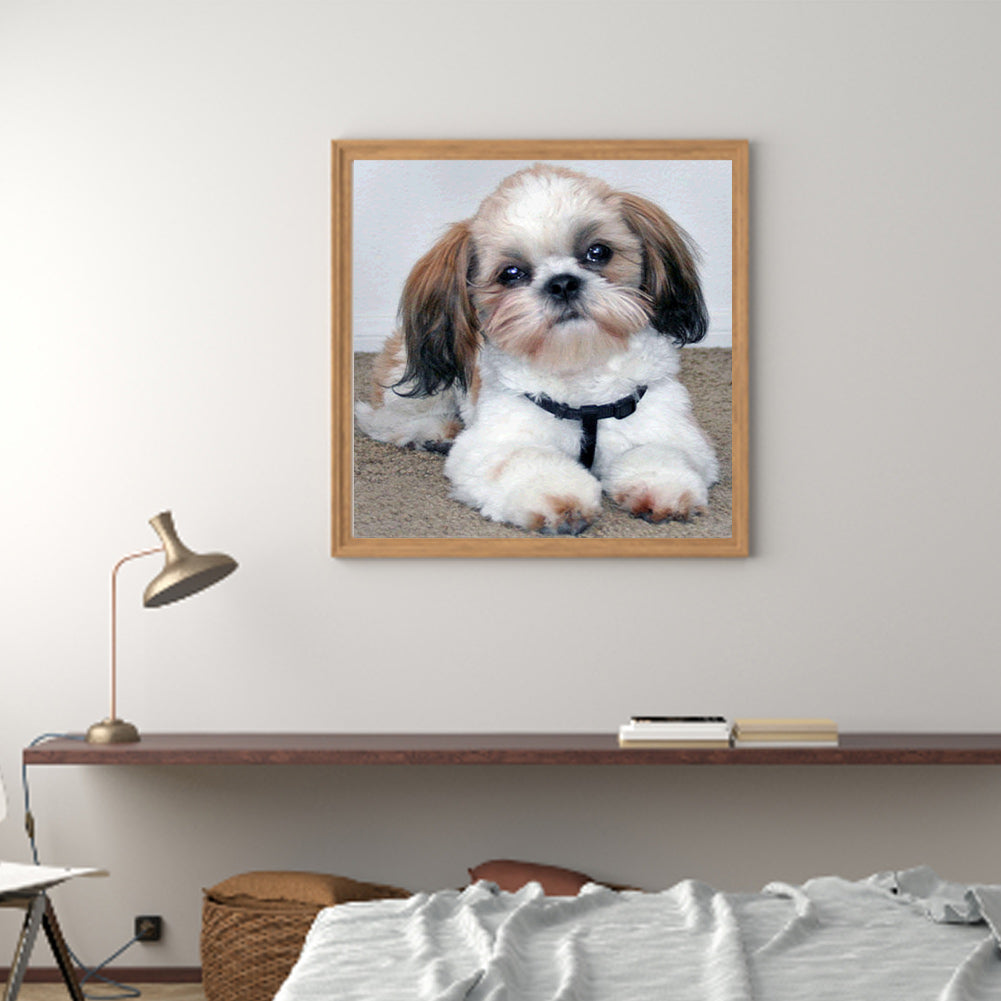 Puppy - Full Square Drill Diamond Painting 50*50CM