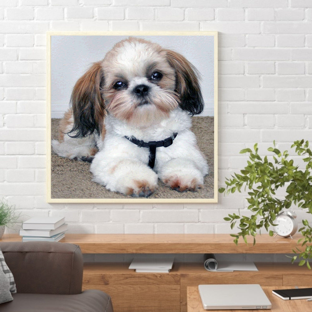 Puppy - Full Square Drill Diamond Painting 50*50CM