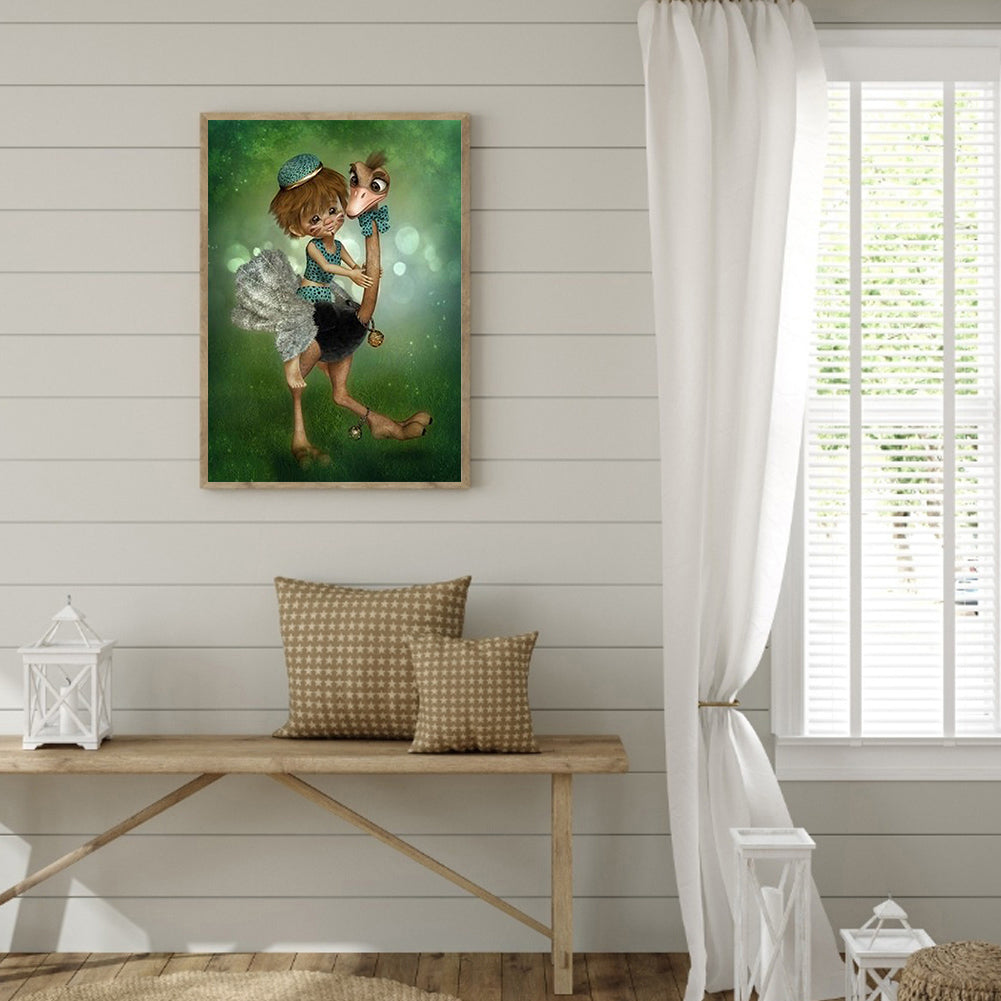 Cartoon Girls - Full Round Drill Diamond Painting 40*50CM