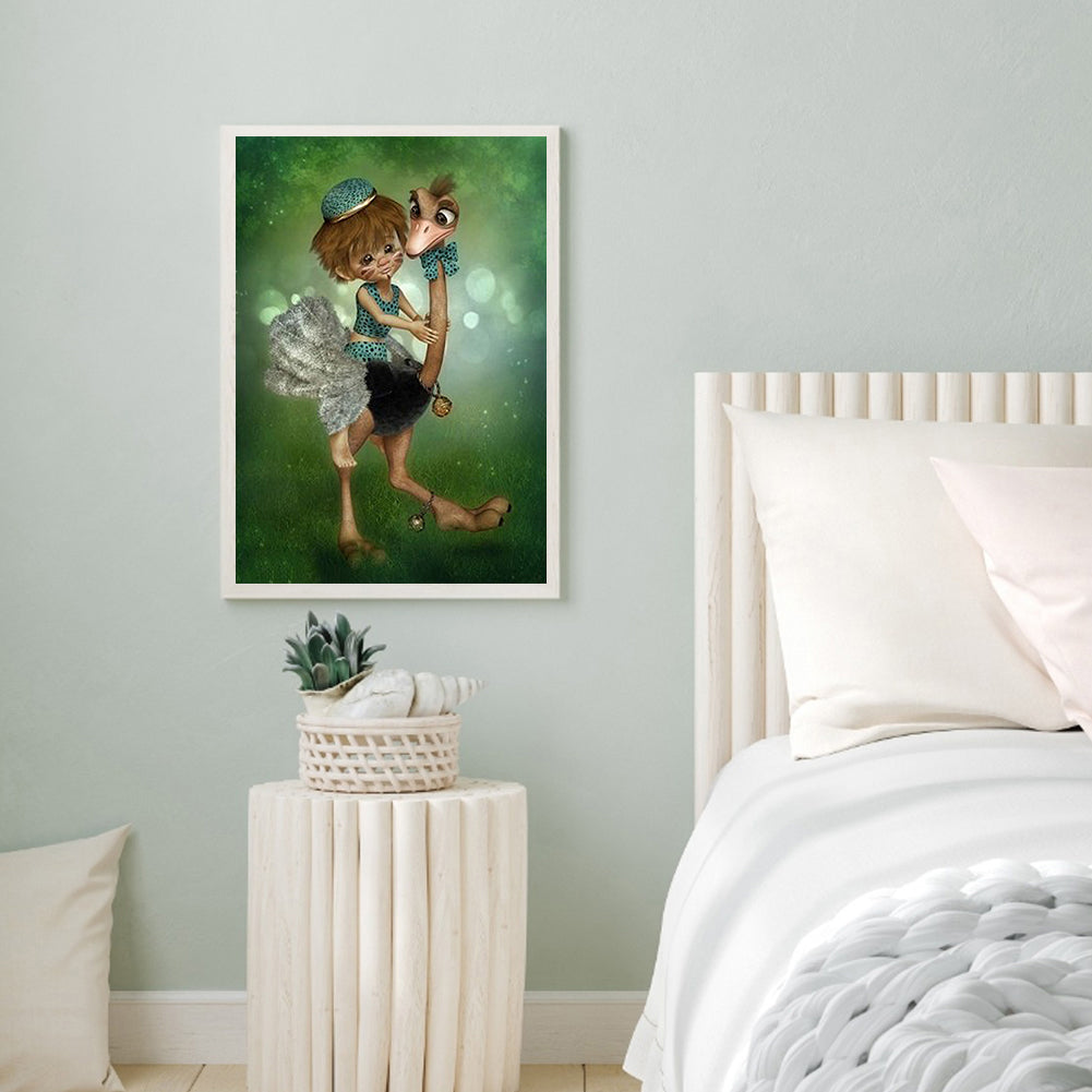 Cartoon Girls - Full Round Drill Diamond Painting 40*50CM