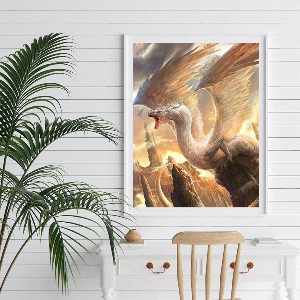 Cartoon Pterodactyl - Full Round Drill Diamond Painting 30*40CM