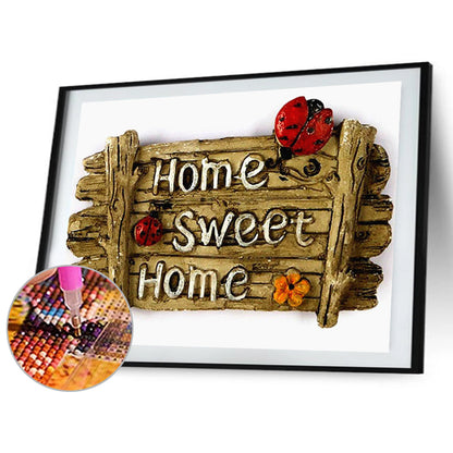 Wooden Picture - Full Round Drill Diamond Painting 40*30CM