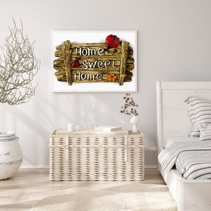 Wooden Picture - Full Round Drill Diamond Painting 40*30CM