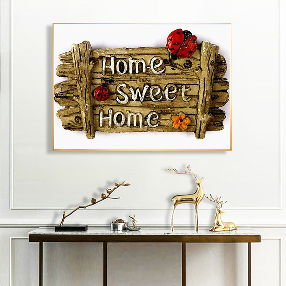 Wooden Picture - Full Round Drill Diamond Painting 40*30CM