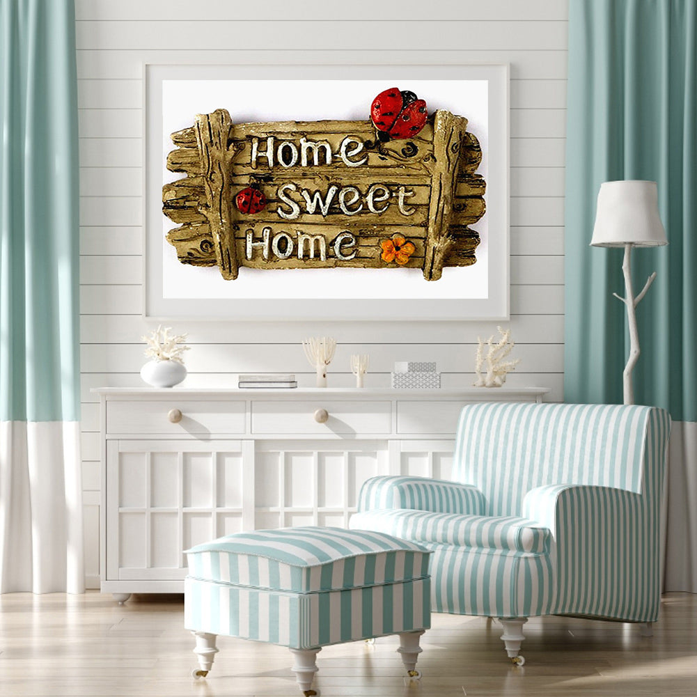 Wooden Picture - Full Round Drill Diamond Painting 40*30CM