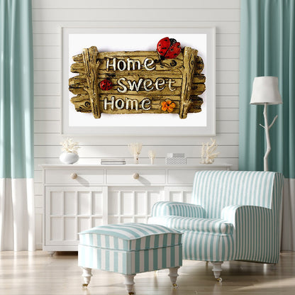 Wooden Picture - Full Round Drill Diamond Painting 40*30CM