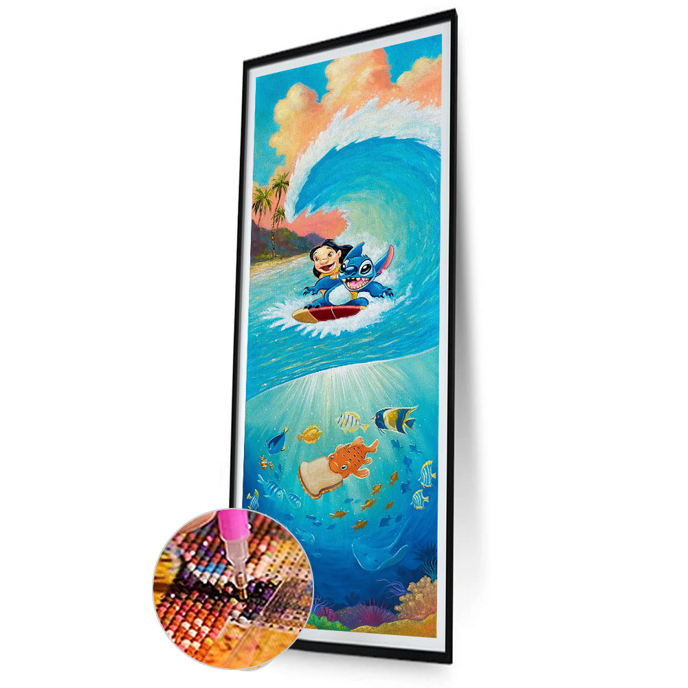 Wave Anime - Full Round Drill Diamond Painting 30*90CM