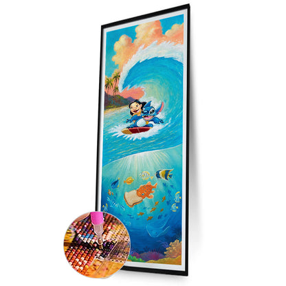 Wave Anime - Full Round Drill Diamond Painting 30*90CM