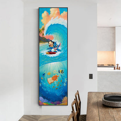 Wave Anime - Full Round Drill Diamond Painting 30*90CM