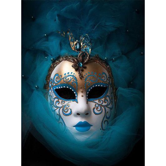 Mask Women - Full Round Drill Diamond Painting 30*40CM