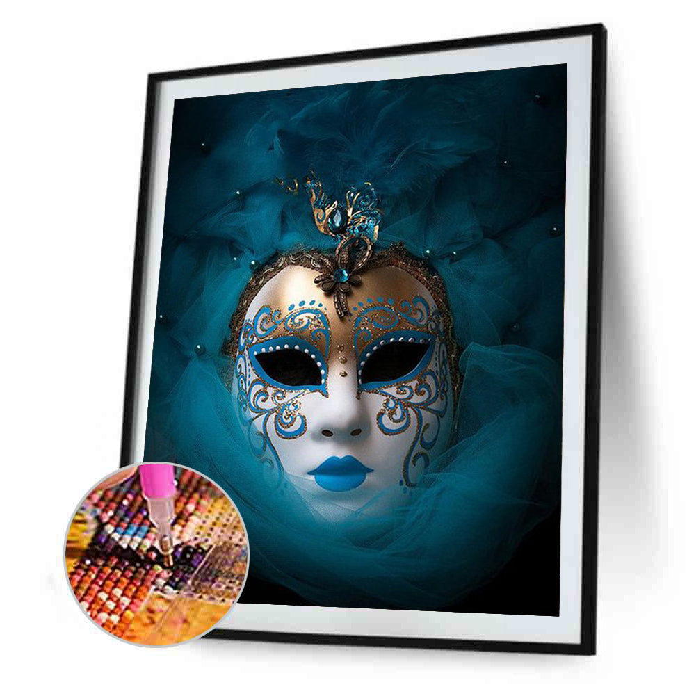 Mask Women - Full Round Drill Diamond Painting 30*40CM