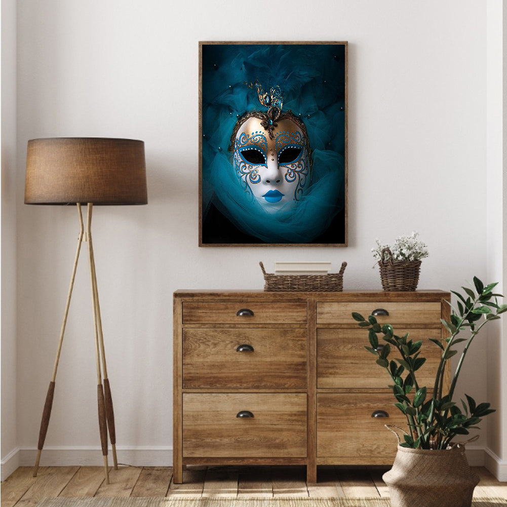 Mask Women - Full Round Drill Diamond Painting 30*40CM