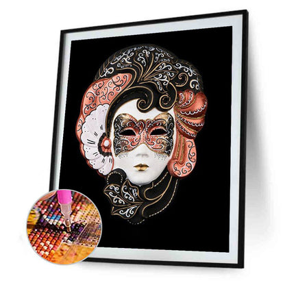 Mask Women - Full Round Drill Diamond Painting 30*40CM