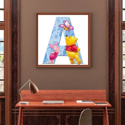 Bear Letter - Full Square Drill Diamond Painting 40*40CM