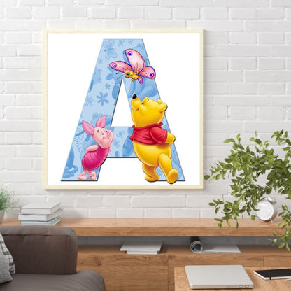Bear Letter - Full Square Drill Diamond Painting 40*40CM