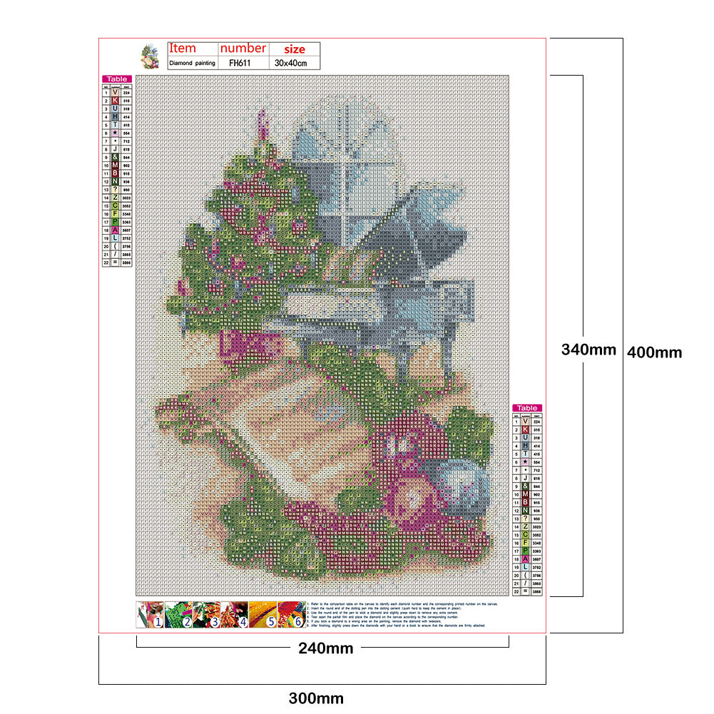 Instrument Music Score - Full Square Drill Diamond Painting 30*40CM