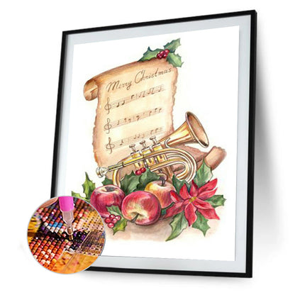 Instrument Music Score - Full Square Drill Diamond Painting 30*40CM