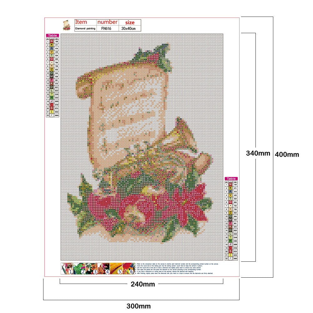 Instrument Music Score - Full Square Drill Diamond Painting 30*40CM