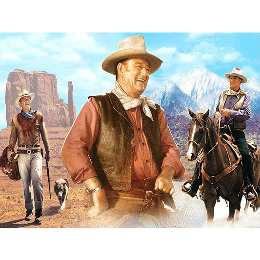 Western Cowboy - Full Square Drill Diamond Painting 60*50CM