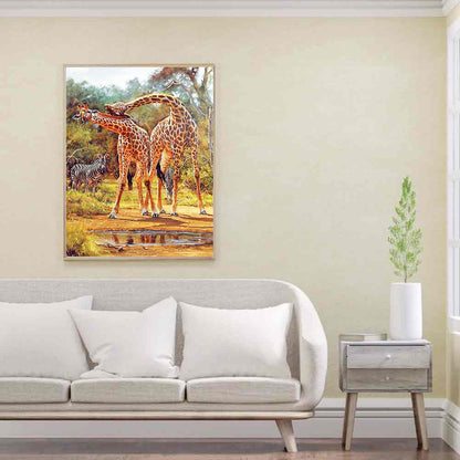 Giraffe - Full Square Drill Diamond Painting 50*60CM