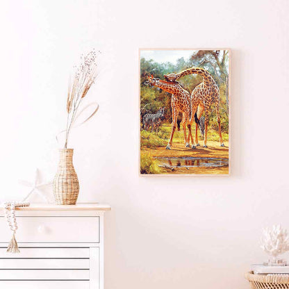 Giraffe - Full Square Drill Diamond Painting 50*60CM