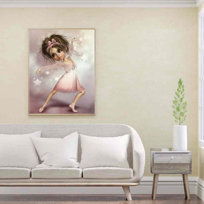 Big-eye Girl - Full Round Drill Diamond Painting 50*60CM